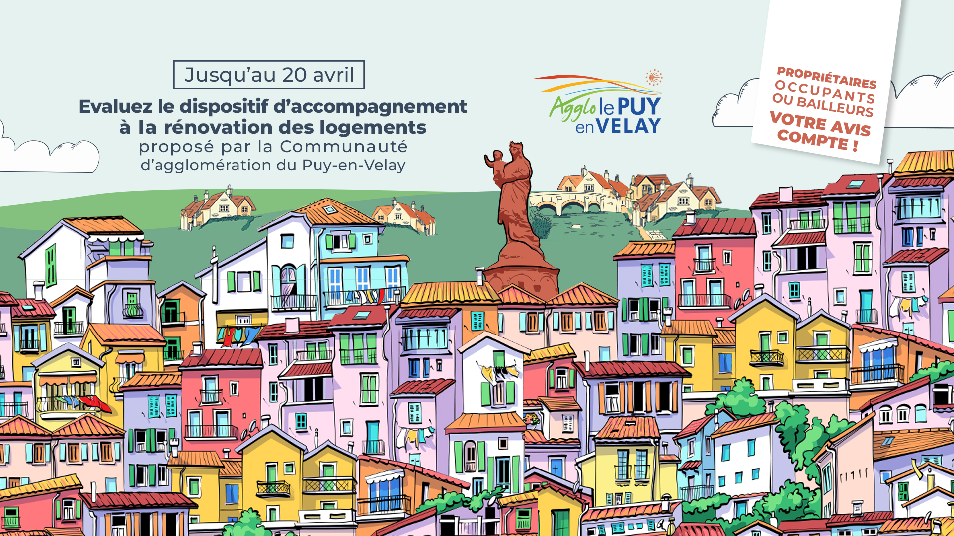 You are currently viewing Enquête de l’agglomération du Puy en Velay sur les dispositions d’amélioration de l’habitat